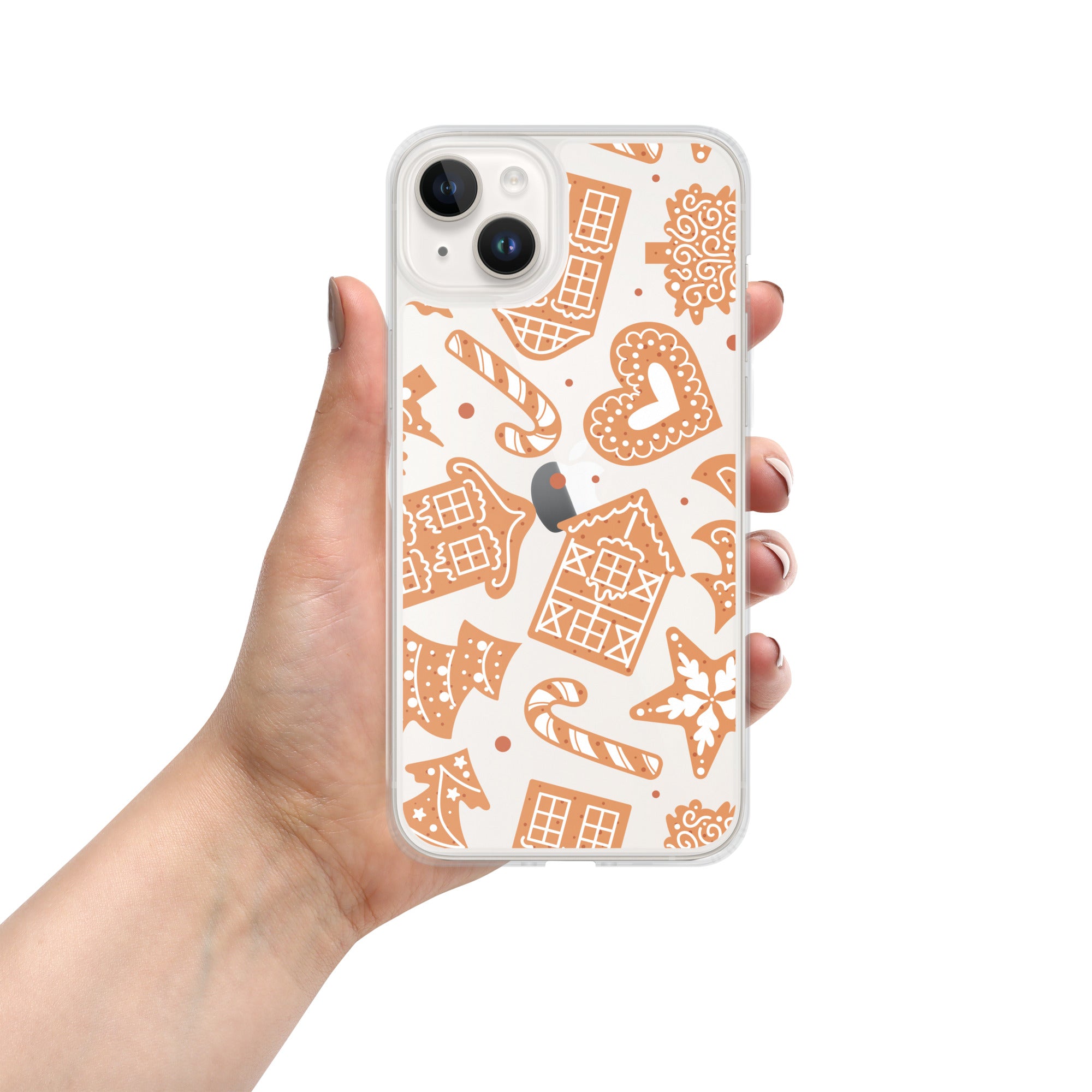 Gingerbread Clear iPhone Case