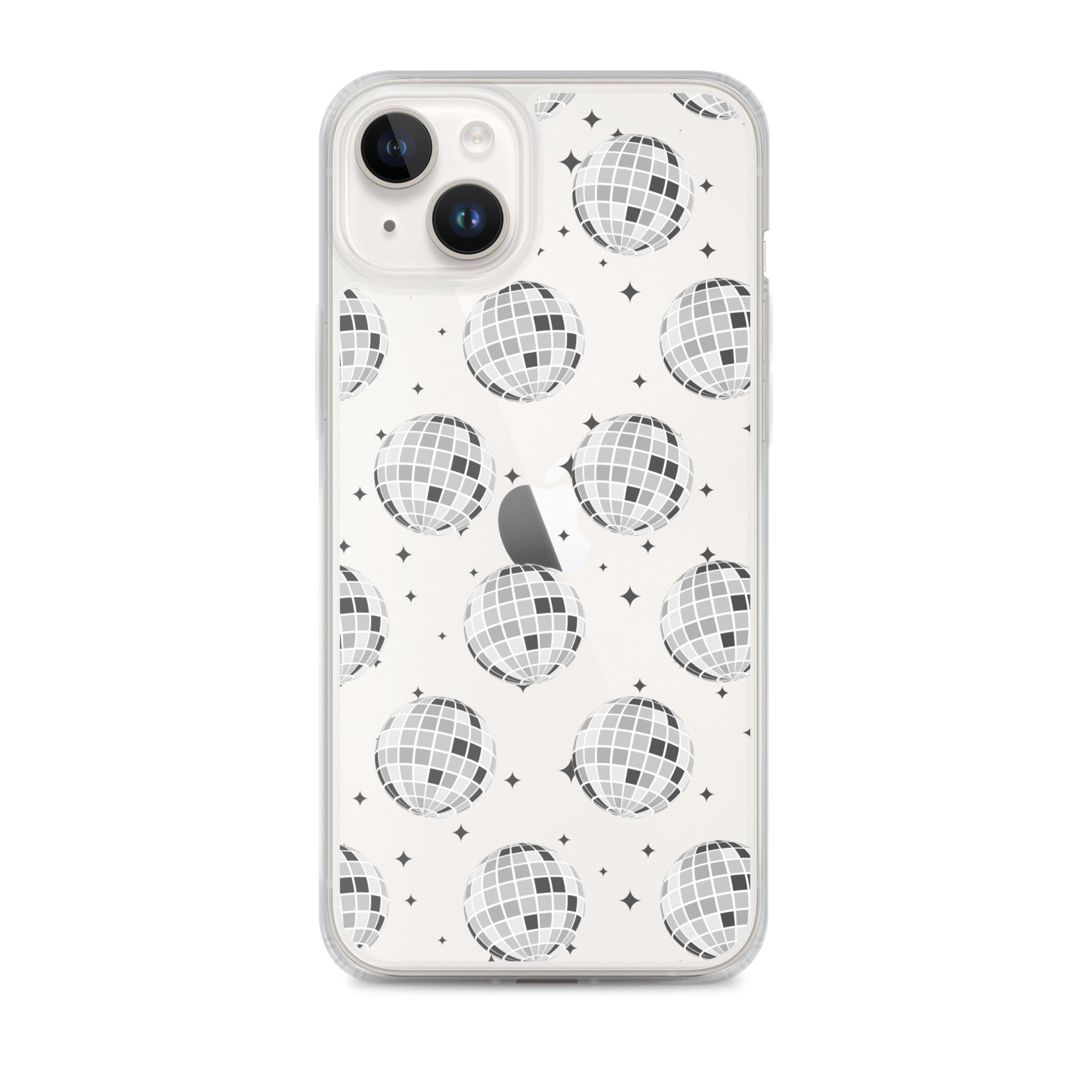 Disco Balls Clear iPhone Case