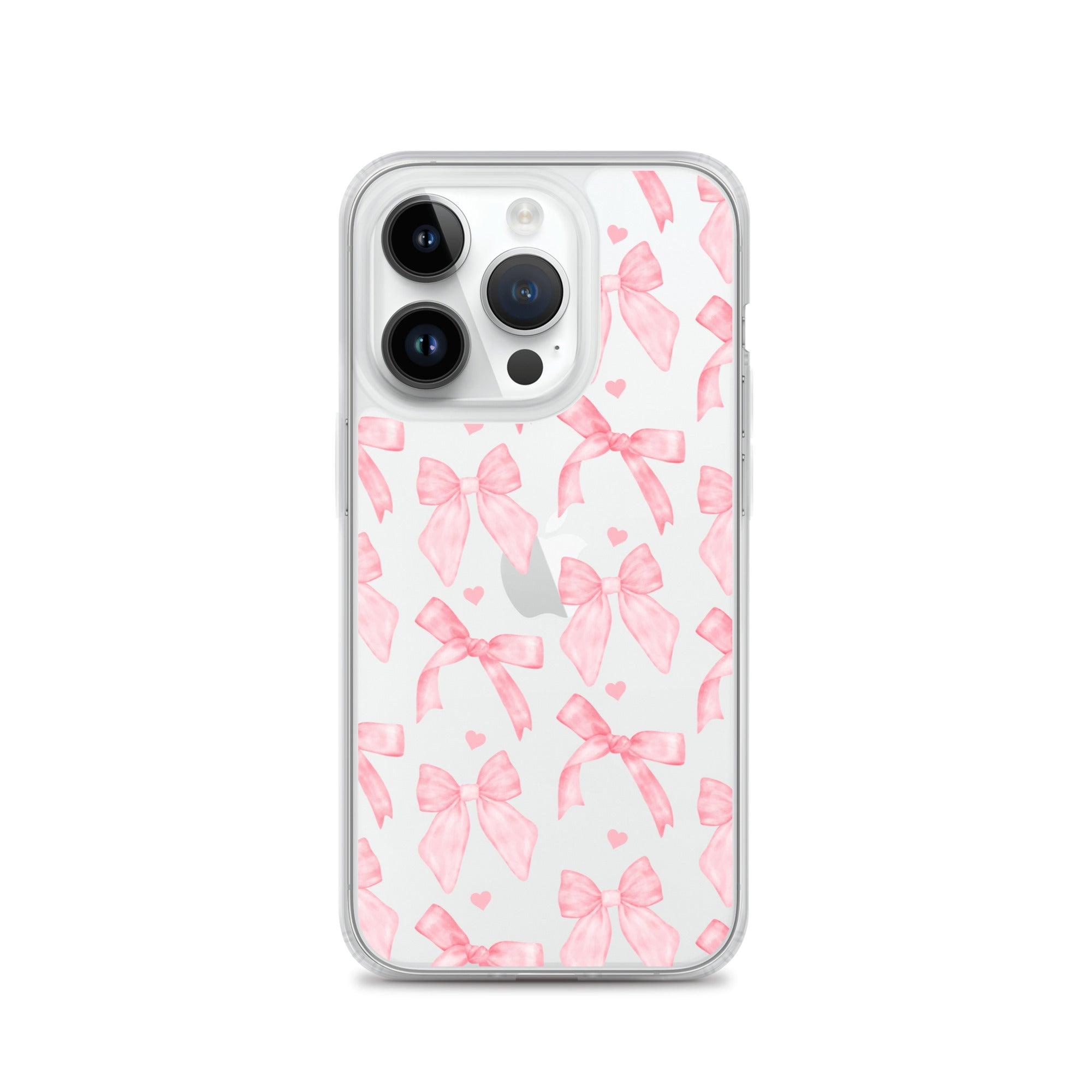 Flirty Bows Clear iPhone Case