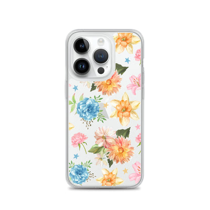 Floral Fiesta Clear iPhone Case
