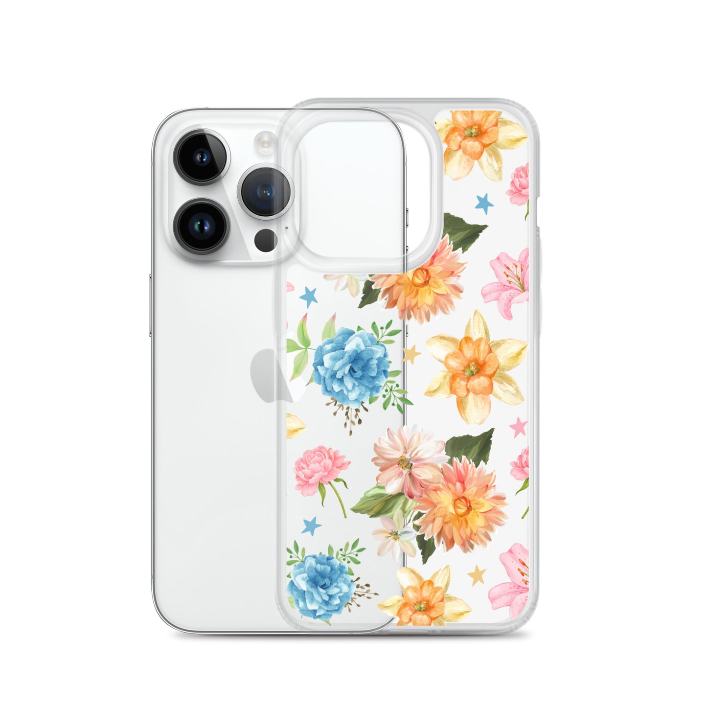 Floral Fiesta Clear iPhone Case