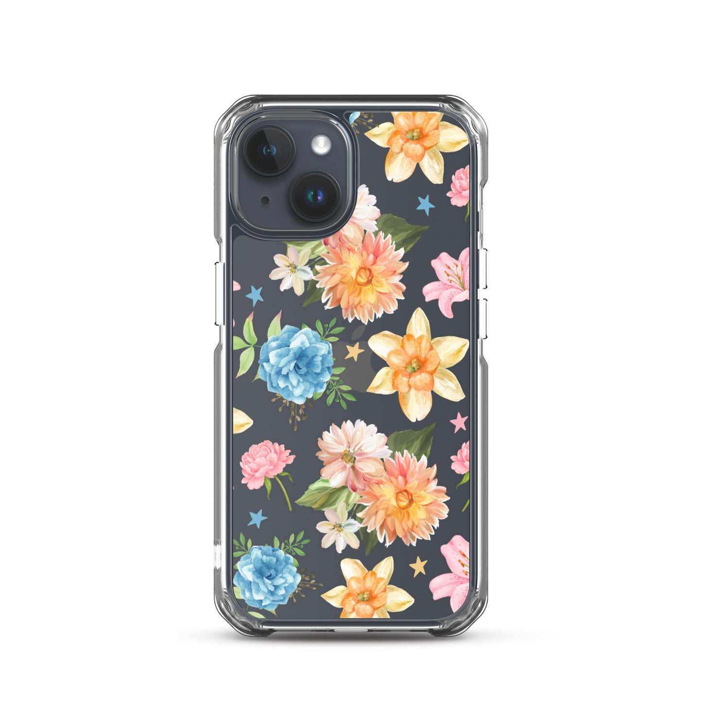 Floral Fiesta Clear iPhone Case