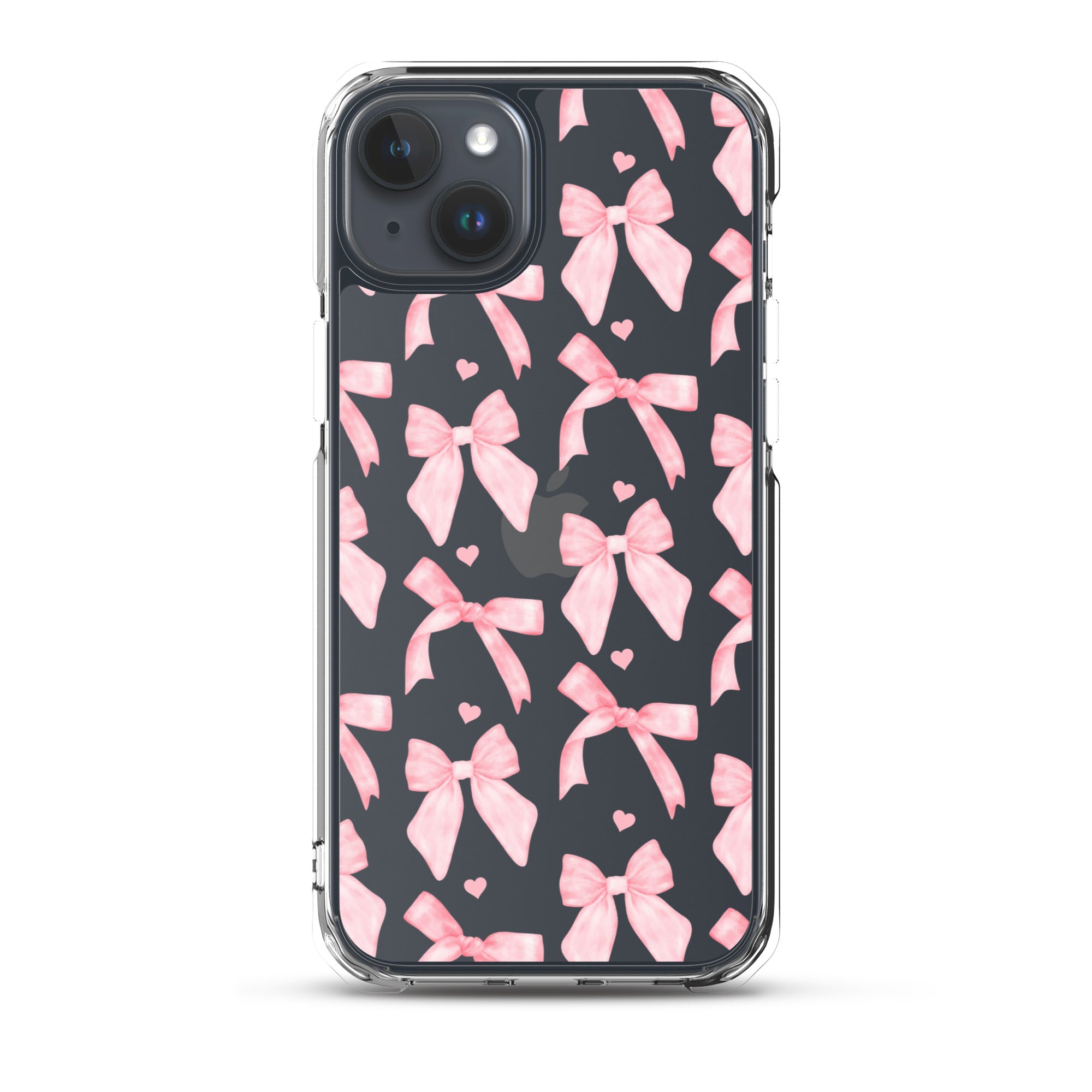 Flirty Bows Clear iPhone Case