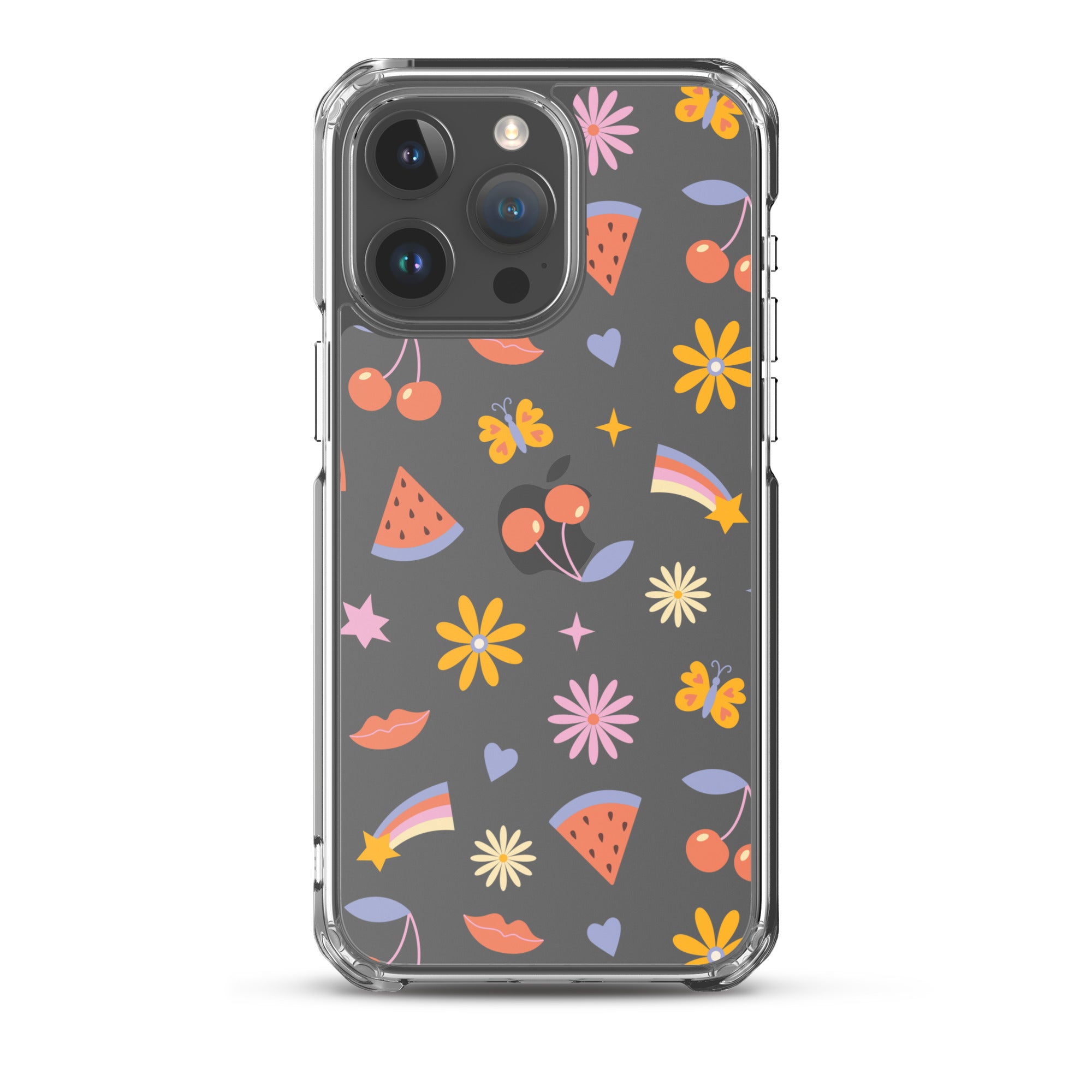 Summer Vibes Clear iPhone Case iPhone 15 Pro Max