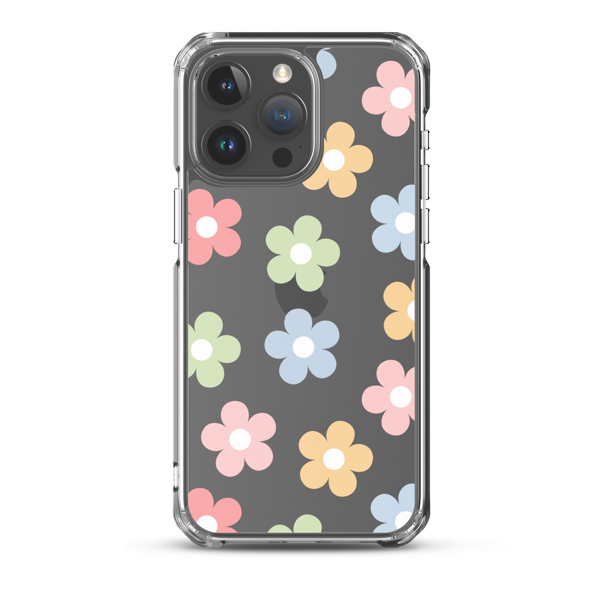 Pastel Garden Clear iPhone Case