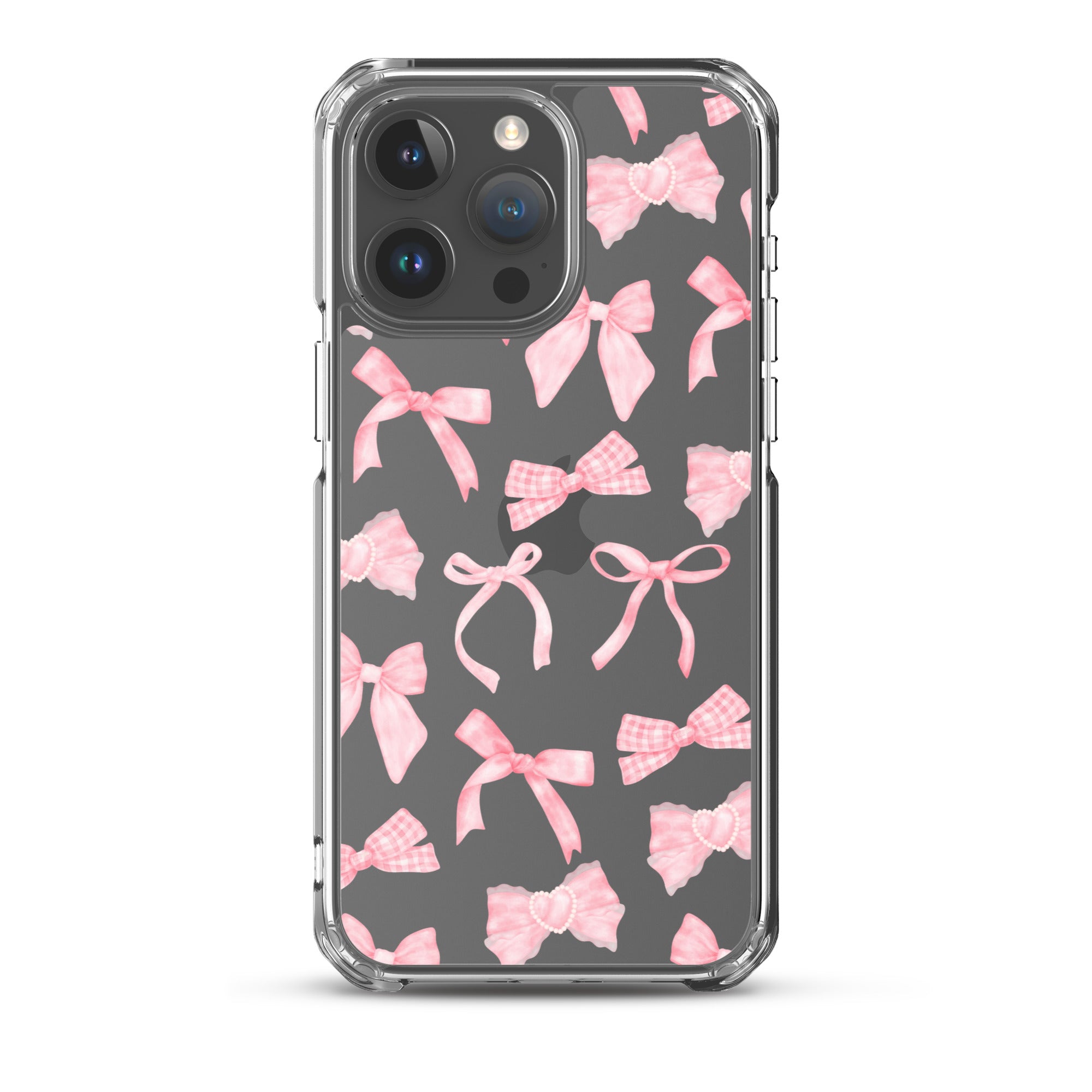 Bow Delight Clear iPhone Case