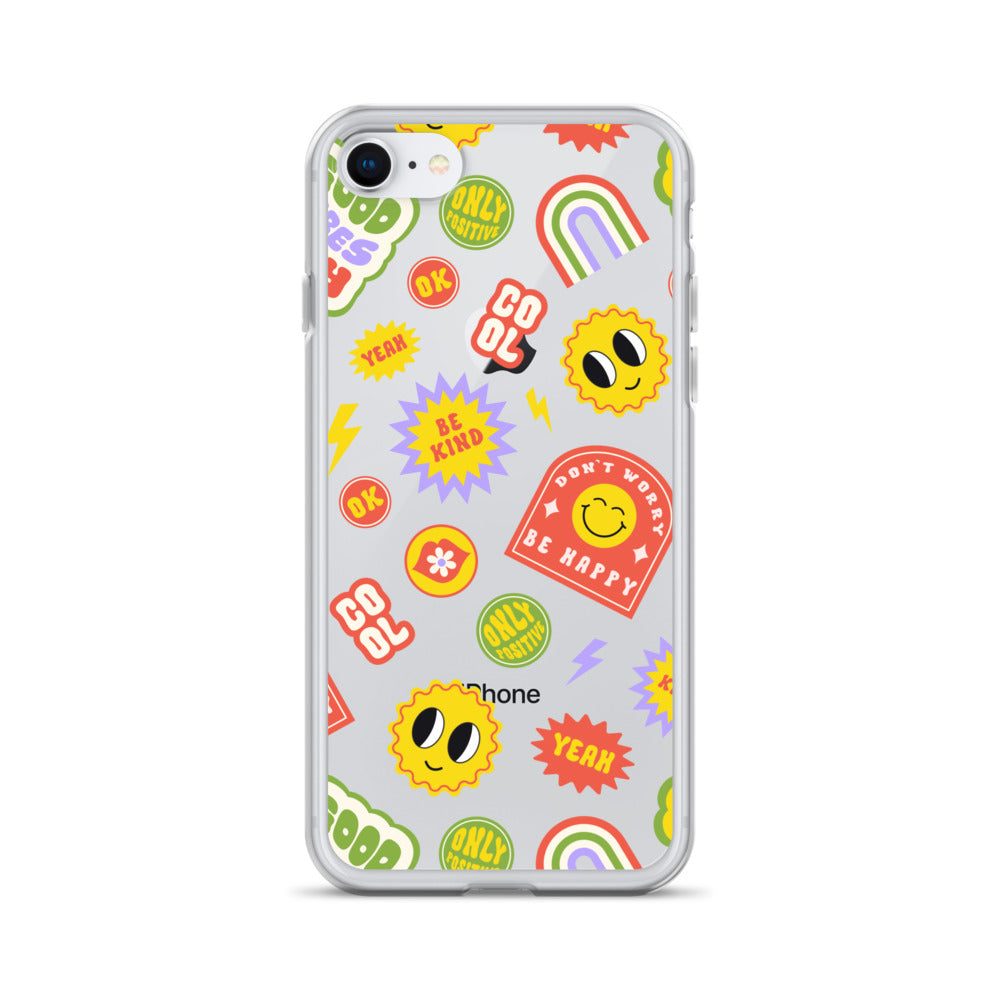 Good Vibes Clear iPhone Case iPhone 7/8
