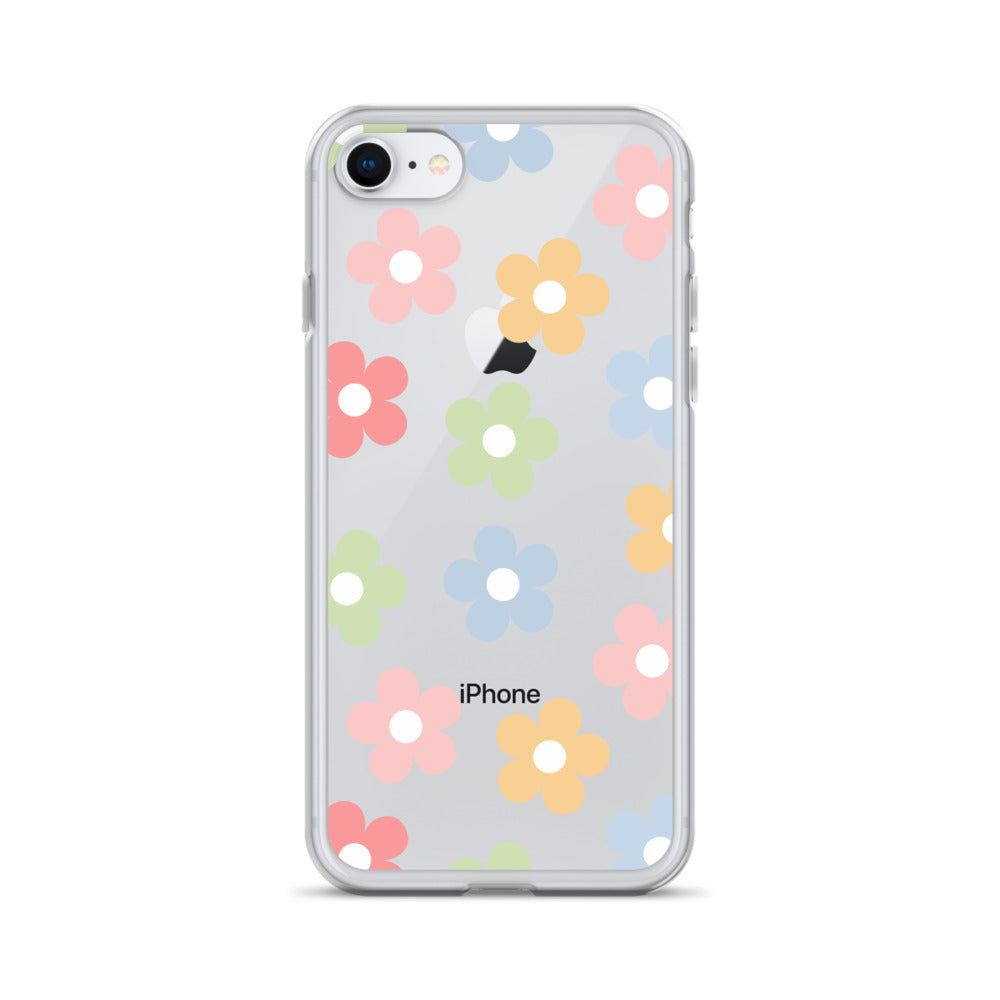 Pastel Garden Clear iPhone Case
