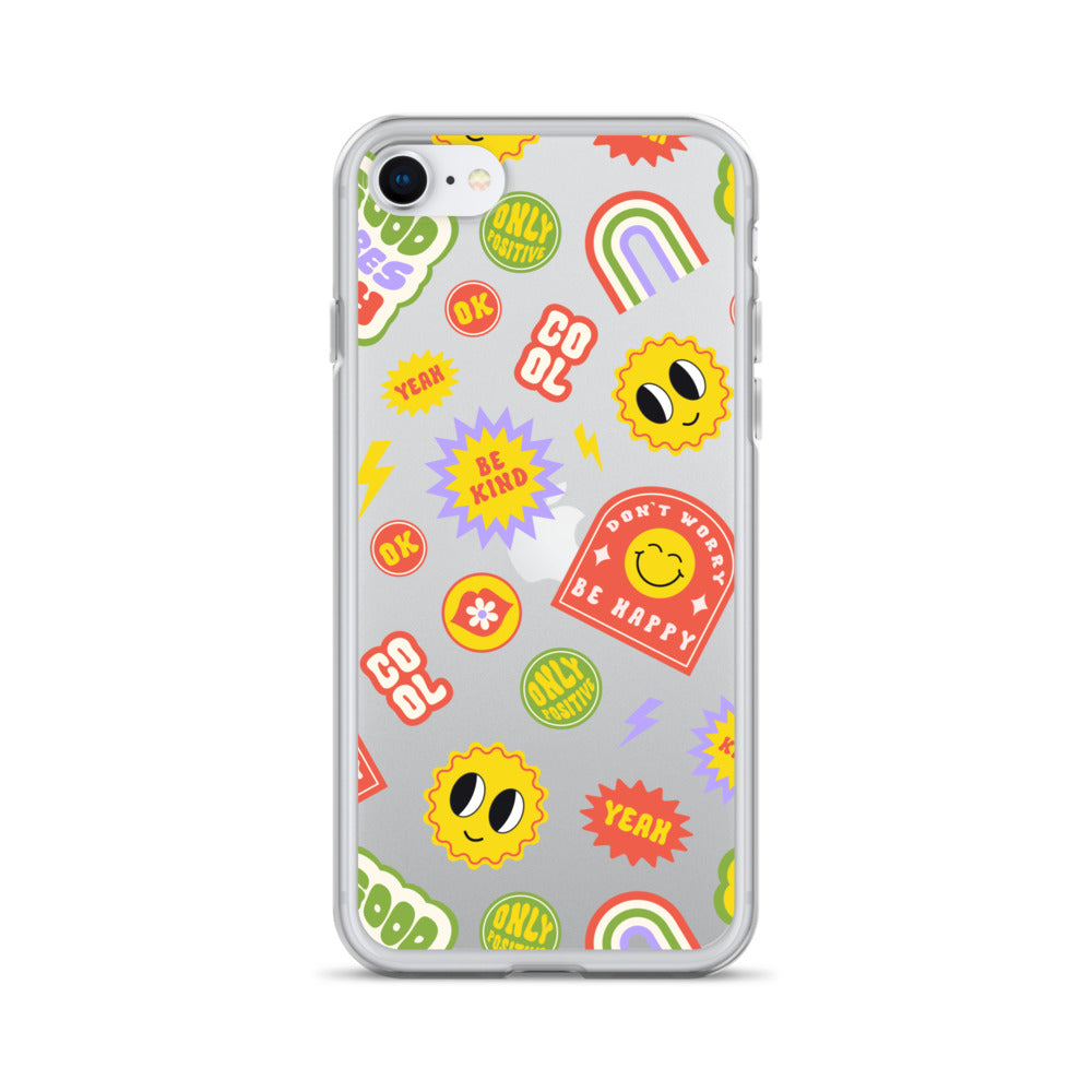 Good Vibes Clear iPhone Case iPhone SE