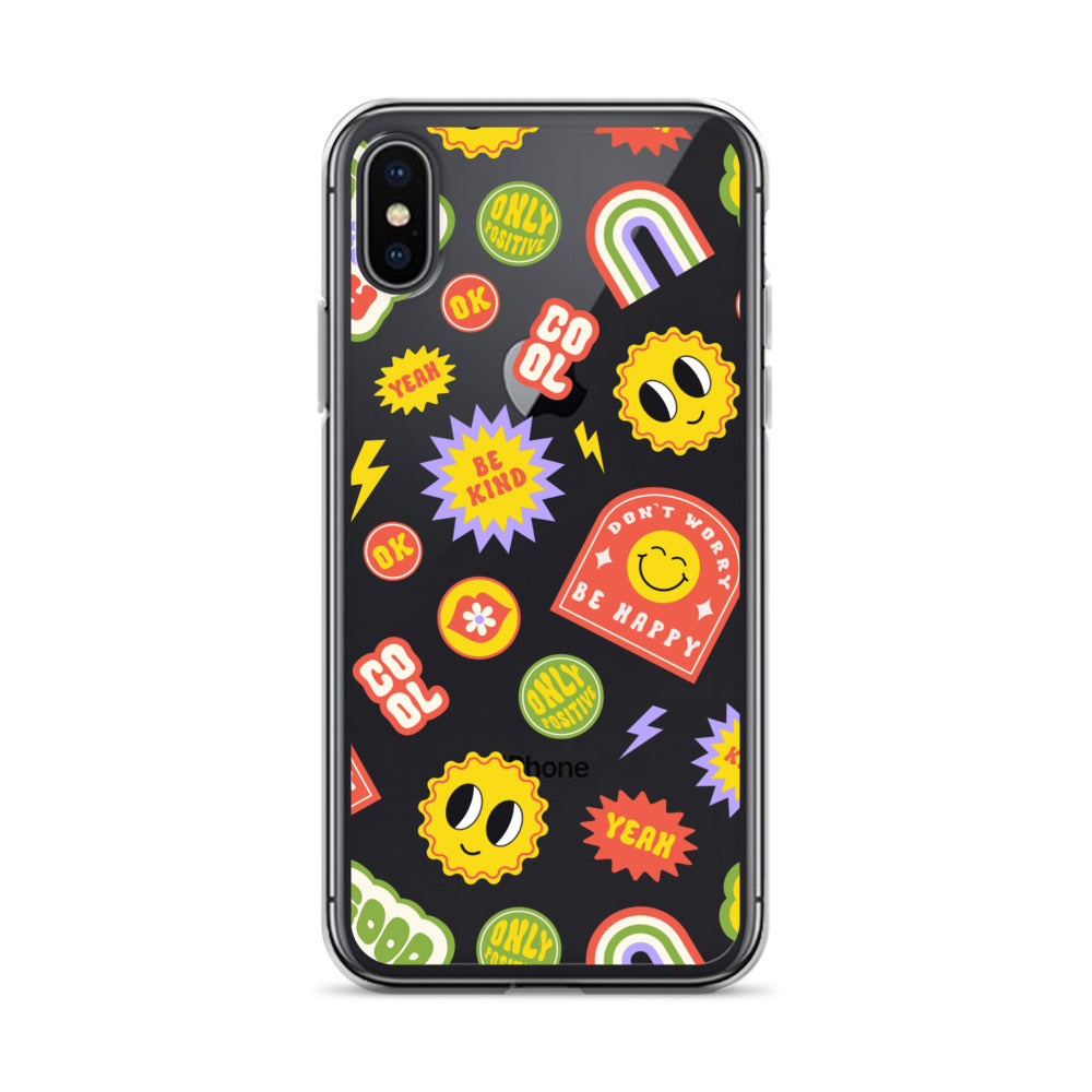 Good Vibes Clear iPhone Case iPhone X/XS