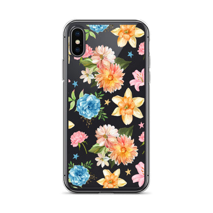 Floral Fiesta Clear iPhone Case