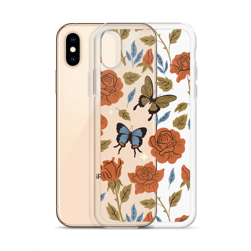 Butterfly Spices Clear iPhone Case
