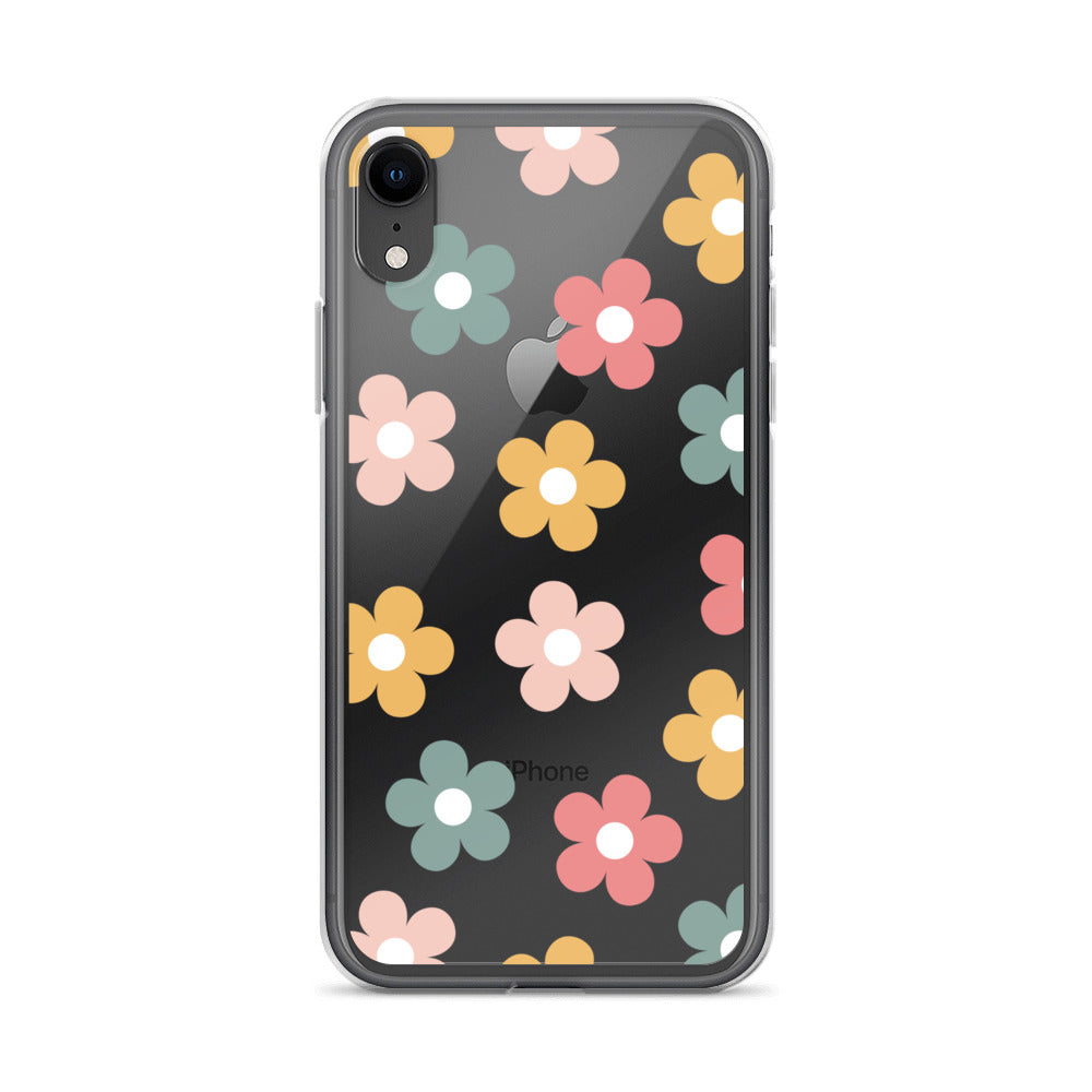 Boho Garden Clear iPhone Case