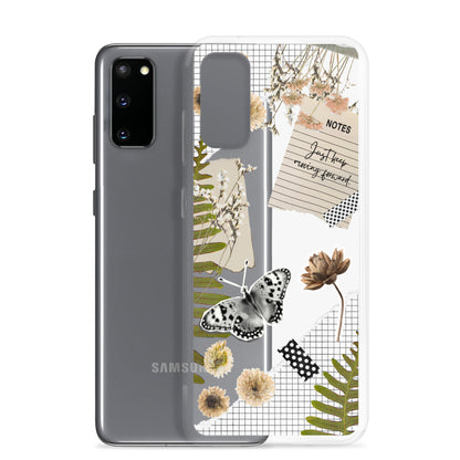 Boho Collage Clear Samsung Case