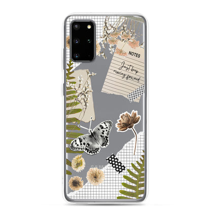 Boho Collage Clear Samsung Case