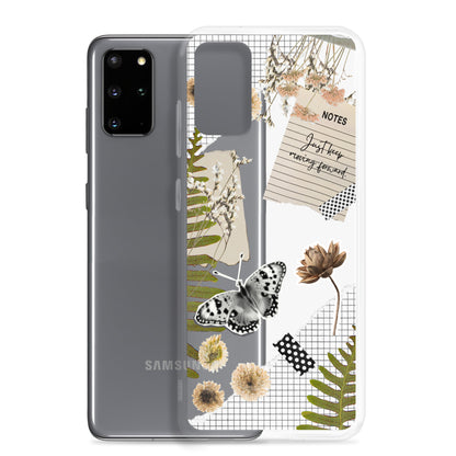 Boho Collage Clear Samsung Case