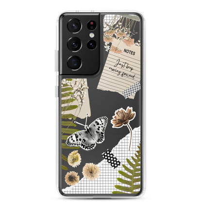 Boho Collage Clear Samsung Case