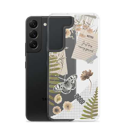 Boho Collage Clear Samsung Case