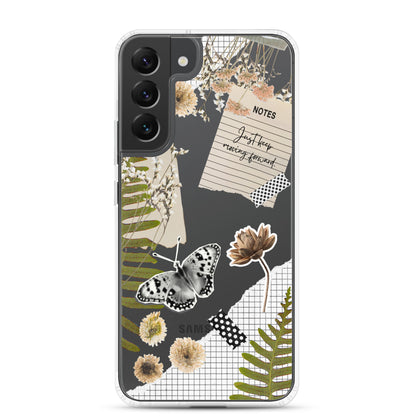 Boho Collage Clear Samsung Case