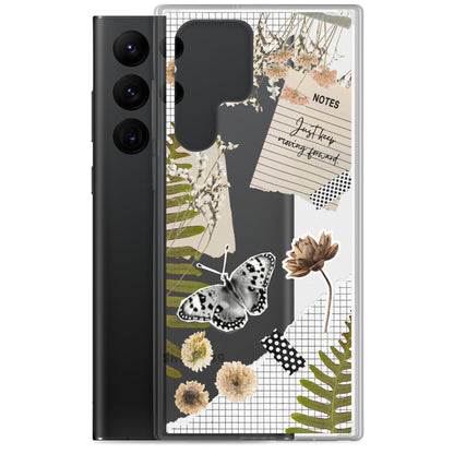 Boho Collage Clear Samsung Case