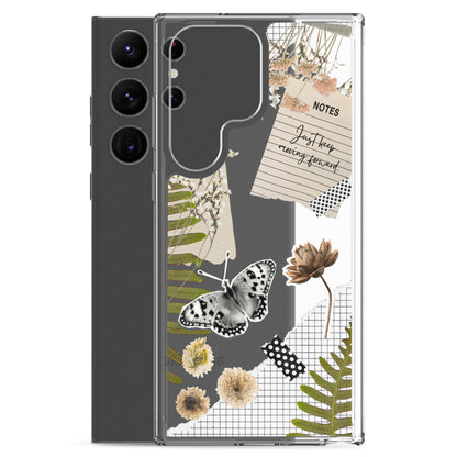 Boho Collage Clear Samsung Case