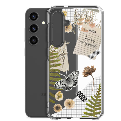 Boho Collage Clear Samsung Case