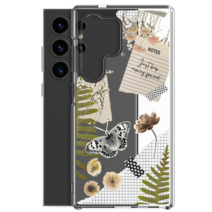 Boho Collage Clear Samsung Case