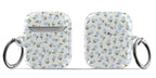 Blue Bloom AirPods Case