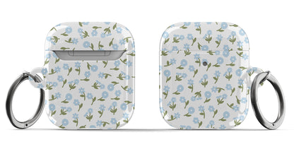 Blue Bloom AirPods Case