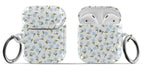Blue Bloom AirPods Case