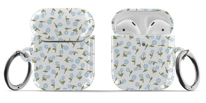 Blue Bloom AirPods Case