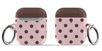 Strawberry Mocha Polka Dots AirPods Case