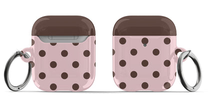 Pink Polka Dots AirPods Case
