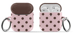 Strawberry Mocha Polka Dots AirPods Case