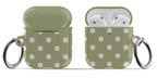 Pink Matcha Polka Dots AirPods Case