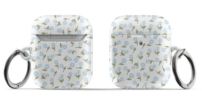 Blue Bloom AirPods Case