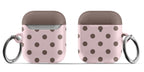 Strawberry Mocha Polka Dots AirPods Case