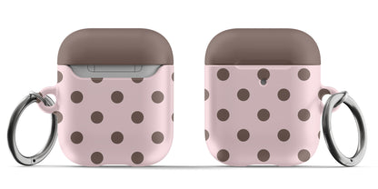 Pink Polka Dots AirPods Case