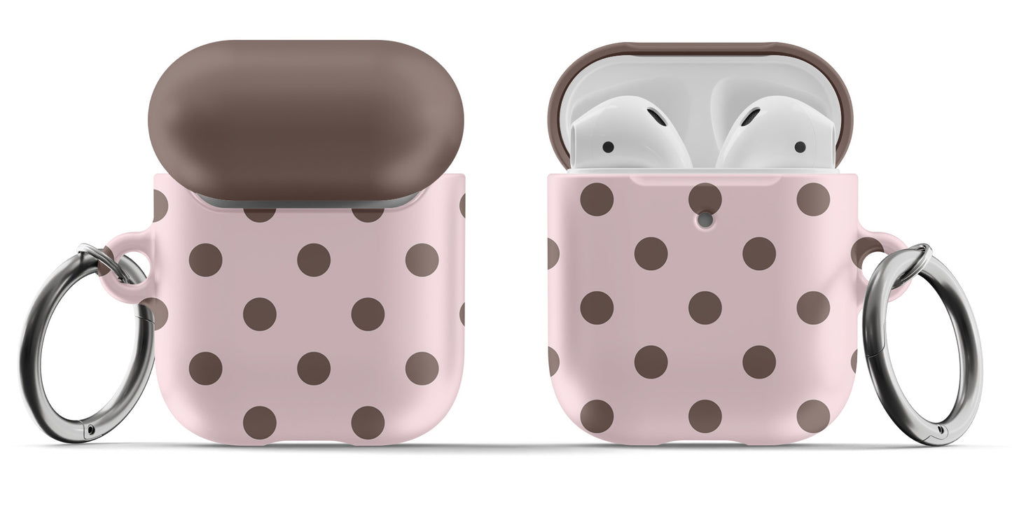 Pink Polka Dots AirPods Case