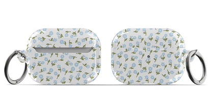 Blue Bloom AirPods Case