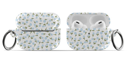 Blue Bloom AirPods Case