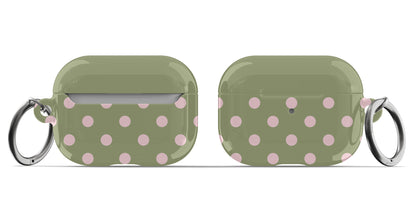 Green Polka Dots AirPods Case
