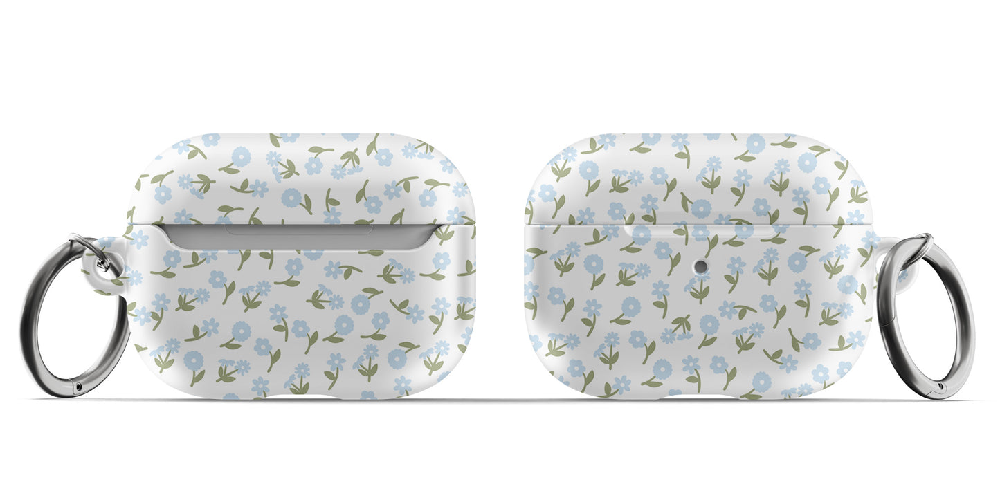 Blue Bloom AirPods Case
