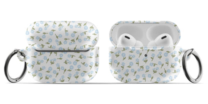Blue Bloom AirPods Case
