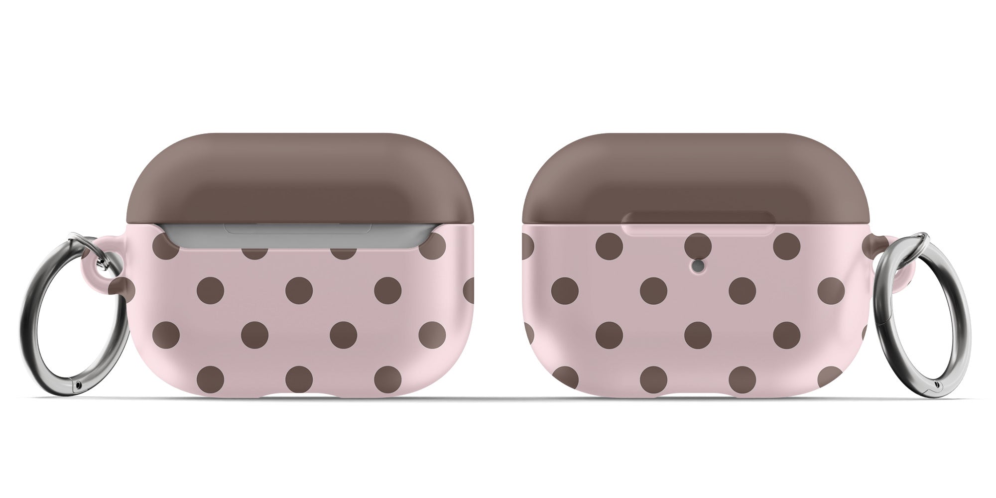 Strawberry Mocha Polka Dots AirPods Case