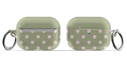 Green Polka Dots AirPods Case