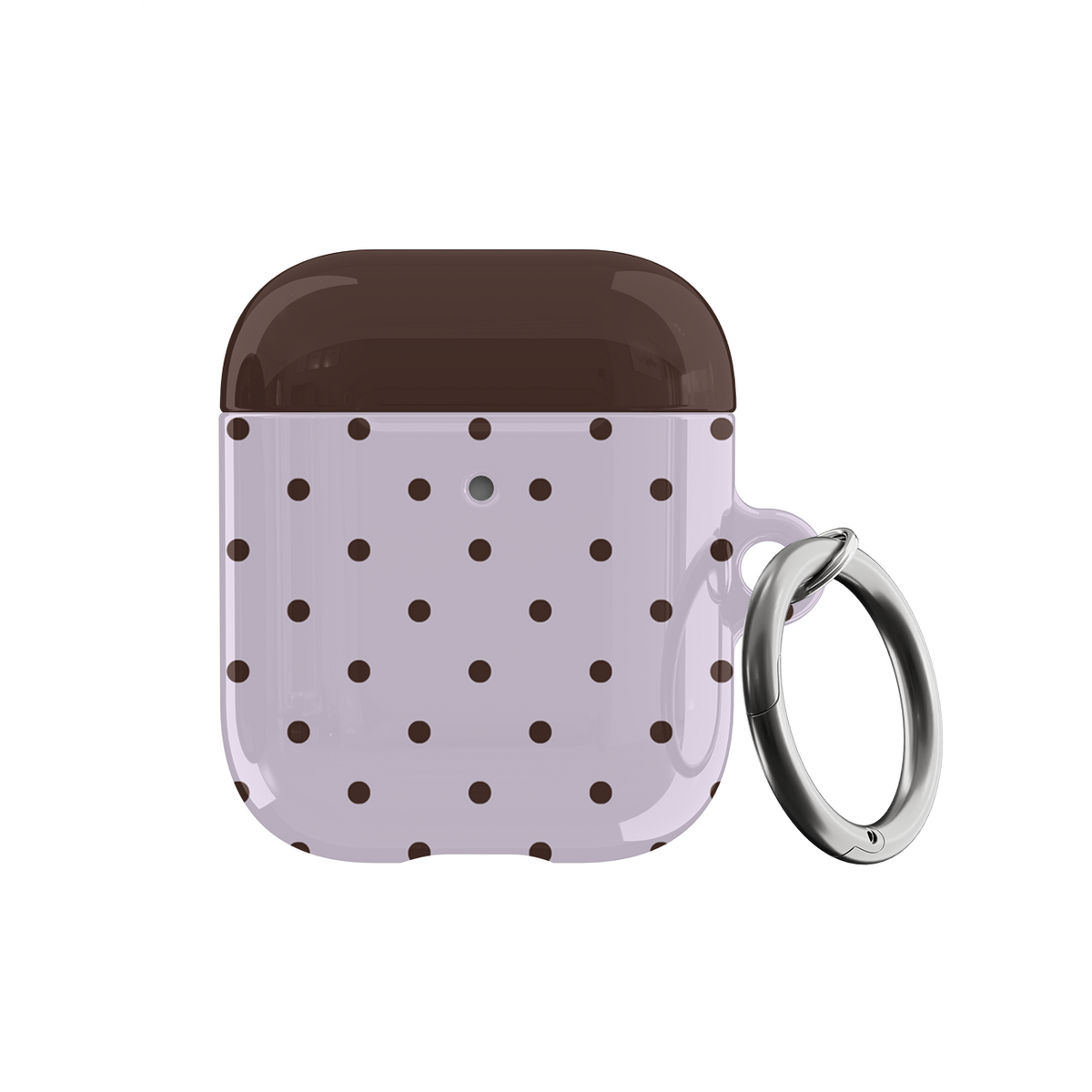 Berry Mocha Mini Dots AirPods Case
