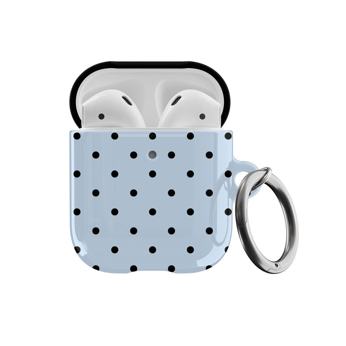 Blue Mini Dots AirPods Case