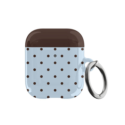 Blueberry Mocha Mini Dots AirPods Case