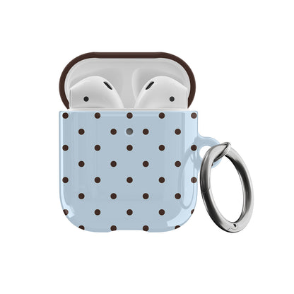 Blueberry Mocha Mini Dots AirPods Case